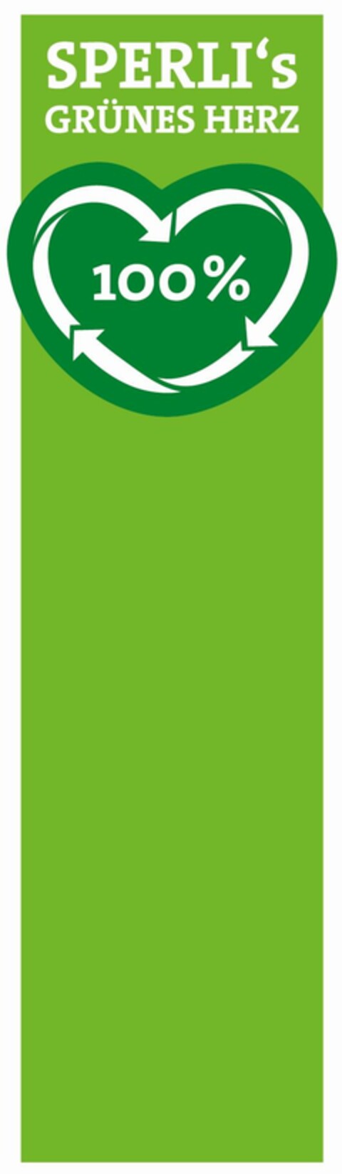 SPERLI'S GRÜNES HERZ 100% Logo (DPMA, 01/16/2024)