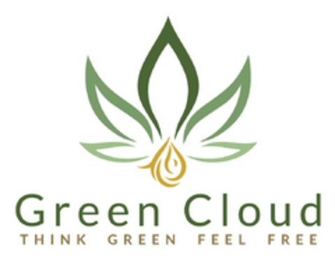 Green Cloud THINK GREEN FEEL FREE Logo (DPMA, 25.08.2024)