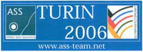 TURIN 2006 Logo (DPMA, 07/25/2003)