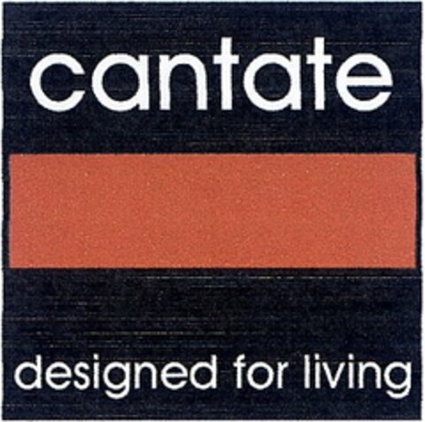 cantate designed for living Logo (DPMA, 12/09/2004)