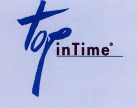 top in Time Logo (DPMA, 25.08.2005)