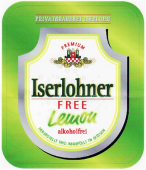 Iserlohner FREE Lemon Logo (DPMA, 05.06.2007)