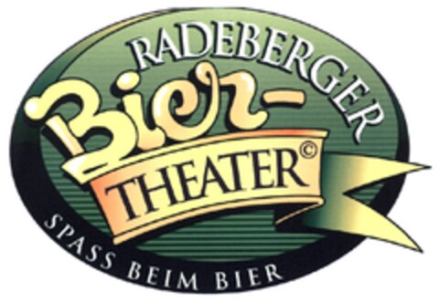 RADEBERGER Bier-THEATER SPASS BEIM BIER Logo (DPMA, 08/10/2007)