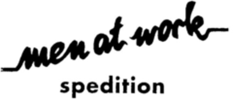 men at work spedition Logo (DPMA, 15.11.1994)