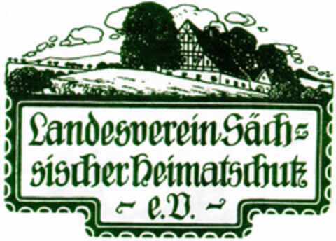 Landesverein Sächsischer Heimatschutz e.V. Logo (DPMA, 02/09/1996)