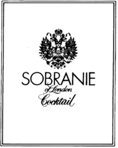 SOBRANIE of London Cocktail Logo (DPMA, 31.05.1996)