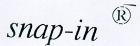 snap-in Logo (DPMA, 17.01.1997)