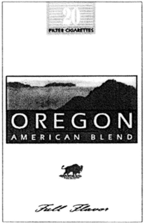 OREGON AMERICAN BLEND Logo (DPMA, 01.07.1997)