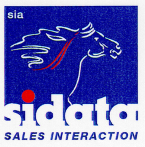 sidata SALES INTERACTION sia. Logo (DPMA, 09.12.1997)