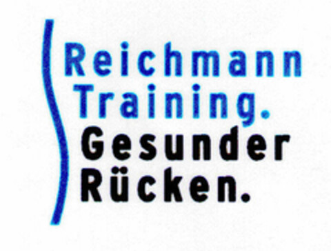 Reichmann Training. Gesunder Rücken. Logo (DPMA, 12/29/1998)