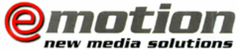 emotion new media solutions Logo (DPMA, 12.11.1999)
