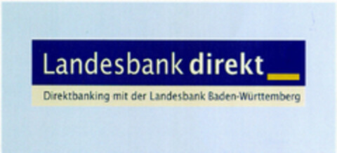 Landesbank direkt Direktbanking mit der Landesbank Baden-Württemberg Logo (DPMA, 12/17/1999)