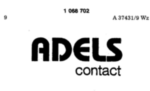 ADELS contact Logo (DPMA, 13.08.1983)