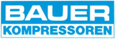 BAUER KOMPRESSOREN Logo (DPMA, 22.12.1981)