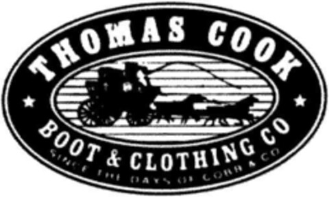 THOMAS COOK BOOT & CLOTHING CO Logo (DPMA, 09/15/1993)