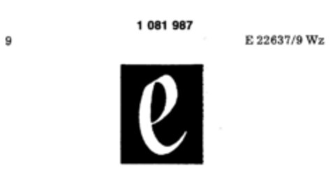 e Logo (DPMA, 12/23/1981)