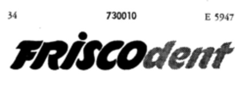 FRiSCOdent Logo (DPMA, 25.11.1958)