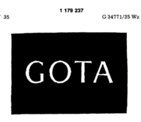 GOTA Logo (DPMA, 28.09.1987)