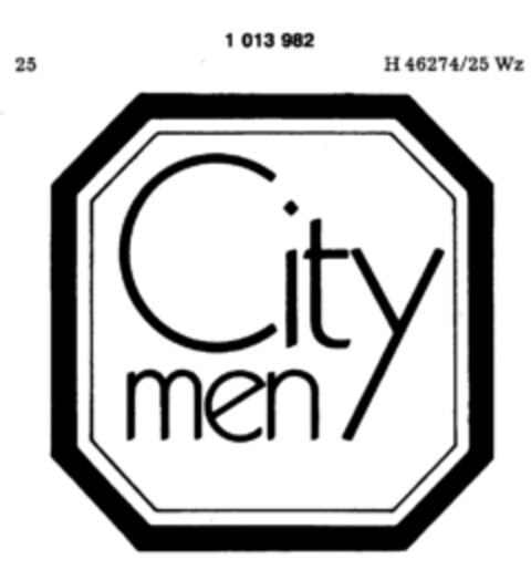 City men Logo (DPMA, 30.06.1979)