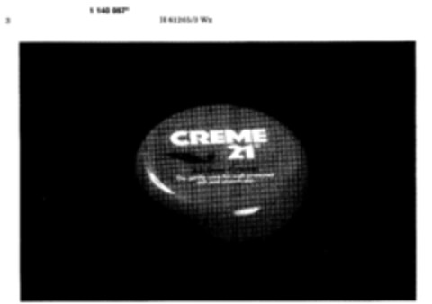 CREME 21 All Day Cream Logo (DPMA, 22.03.1989)