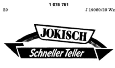 JOKISCH Schneller Teller Logo (DPMA, 05.04.1984)