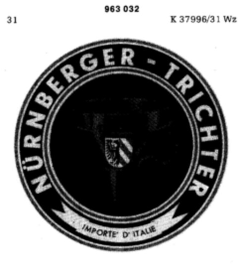 NÜRNBERGER-TRICHTER Logo (DPMA, 22.10.1976)