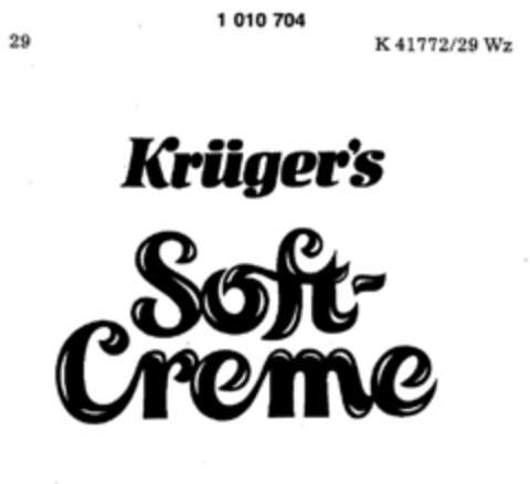 Krüger`s Soft-Creme Logo (DPMA, 12.02.1980)