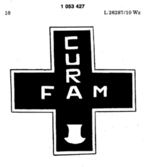 CURA F A M Logo (DPMA, 23.02.1983)