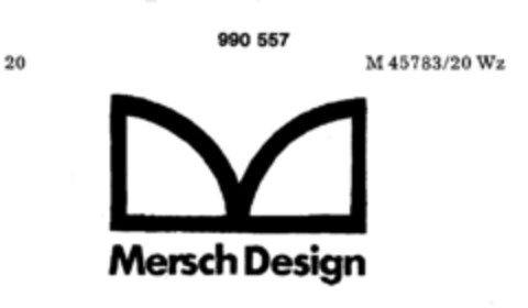 Mersch Design Logo (DPMA, 26.01.1979)