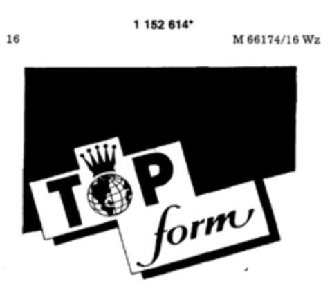 TOP form Logo (DPMA, 14.11.1989)