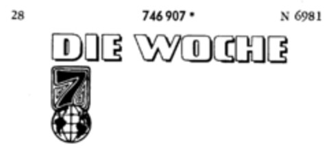 DIE WOCHE Logo (DPMA, 29.09.1960)