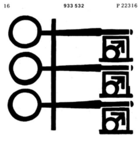 933532 Logo (DPMA, 07/29/1974)