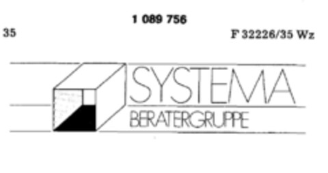 SYSTEMA BERATERGRUPPE Logo (DPMA, 06.10.1983)