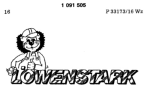 LÖWENSTARK Logo (DPMA, 05.10.1985)