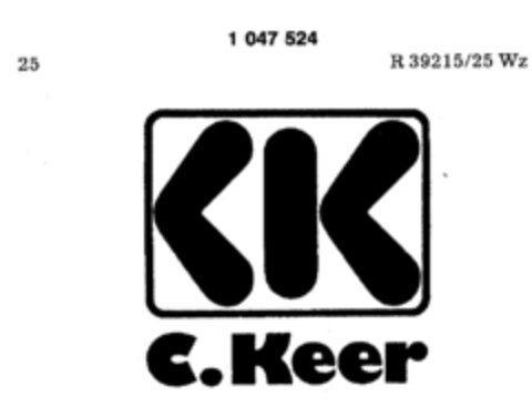 C.Keer Logo (DPMA, 04.09.1981)