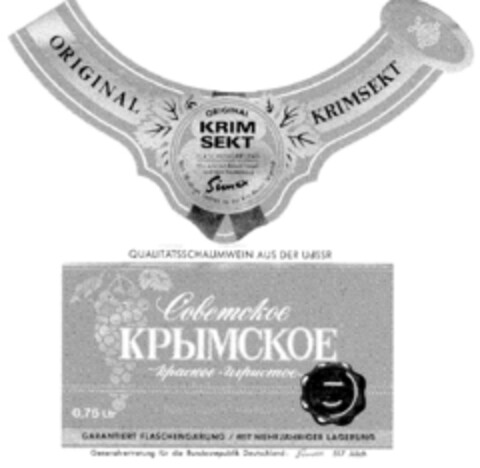 ORIGINAL KRIMSEKT Logo (DPMA, 10/04/1976)