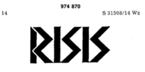 RISIS Logo (DPMA, 21.11.1977)