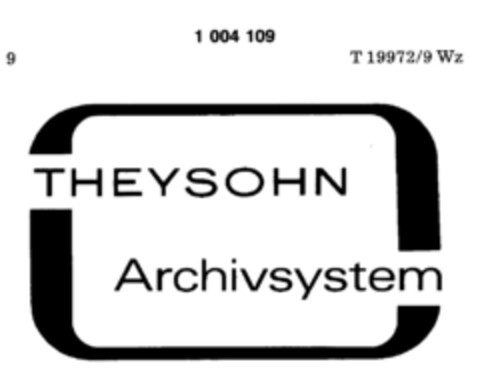 THEYSOHN Archivsystem Logo (DPMA, 07.12.1979)