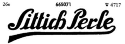 Sittich Perle Logo (DPMA, 11/17/1953)