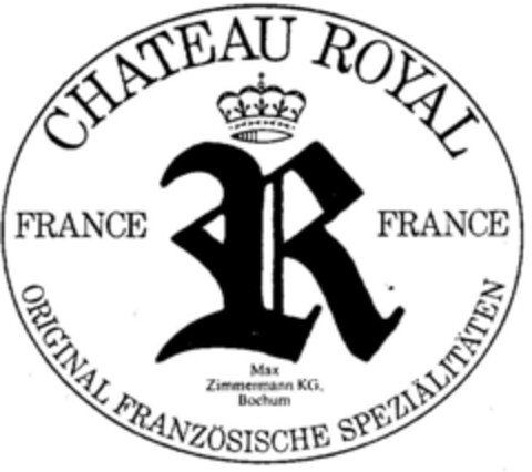 CHATEAU ROYAL Logo (DPMA, 15.11.1978)
