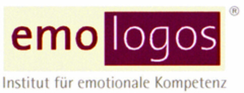 emologos Institut für emotionale Kompetenz Logo (DPMA, 23.04.2001)