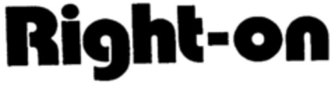 Right-on Logo (DPMA, 22.05.2001)