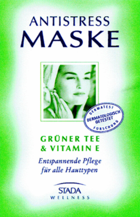 ANTISTRESS MASKE GRÜNER TEE & VITAMIN E Logo (DPMA, 28.12.2001)