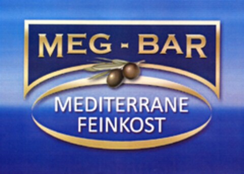 MEG-BAR MEDITERRANE FEINKOST Logo (DPMA, 03/13/2009)