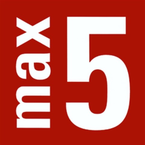 max 5 Logo (DPMA, 29.07.2011)
