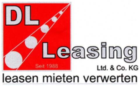 DL Leasing Ltd. & Co. KG Seit 1988 leasen mieten verwerten Logo (DPMA, 02.05.2012)