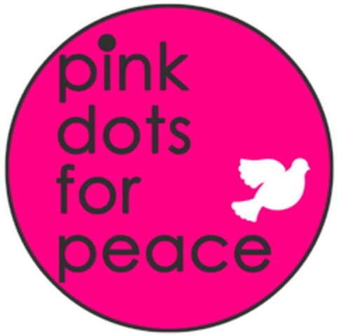 pink dots for peace Logo (DPMA, 13.08.2014)