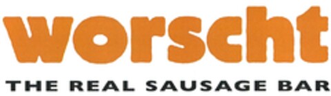 worscht THE REAL SAUSAGE BAR Logo (DPMA, 06.08.2015)