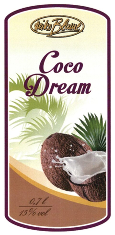 Coco Dream Logo (DPMA, 09/18/2015)