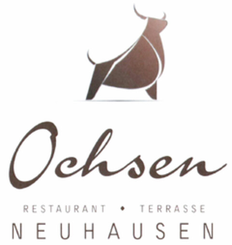 Ochsen RESTAURANT · TERRASSE NEUHAUSEN Logo (DPMA, 05/09/2019)